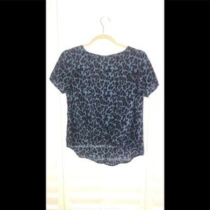 BANANA REPUBLIC— Leopard Blouse